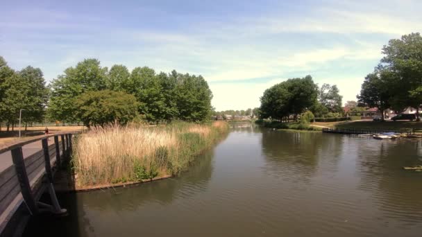 Increíble Vista Río Canal — Vídeos de Stock