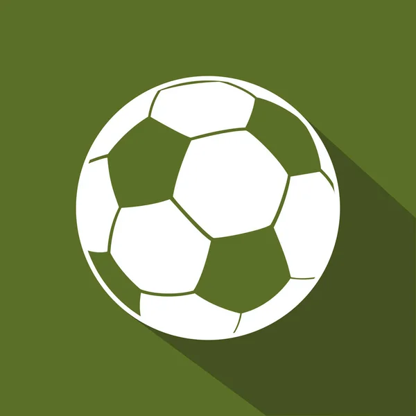 サッカー ボール フラット アイコン デザイン要素 ベクトル Illustratio — ストックベクタ