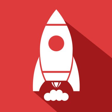 Düz simgesi başlangıç. Vektör çizim. Başlangıç iş olarak sembolü.