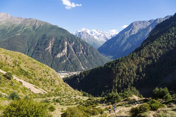 Het Spannende Landschap Van Elbrus Omgeving — Stockfoto