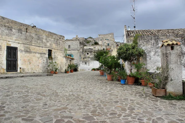 Antik şehir Matera (Sassi di Matera), Basilicata, Güney İtalya, Avrupa kültür başkenti 2019