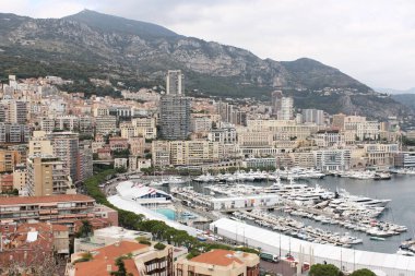 Monako 'daki yatların görüntüsü