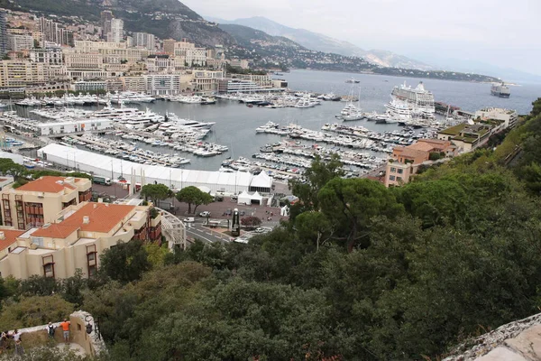 Widok Jachty Monako — Zdjęcie stockowe