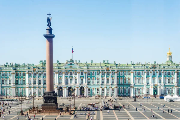 Sankt Petersburg Ryssland Maj 2018 Palatstorget Med Eremitaget Och Vinterpalatset — Stockfoto