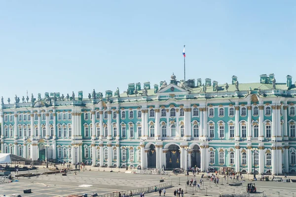 Petrohrad Rusko Května 2018 Palácové Náměstí Státní Muzeum Ermitáž Zimní — Stock fotografie