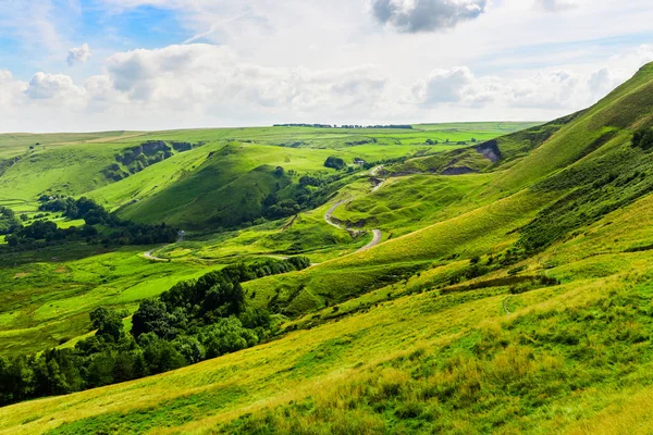 Mam Tor Hill Castleton Edale Peak District National Park Inghilterra — Foto Stock