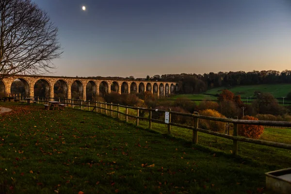 Gemma Nascosta Galles Mawr Country Park Sotto Cefn Viaduct Oltre — Foto Stock