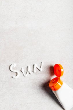 Güneş, güneş kremi rpoducts karşı Pring ve yaz koruma