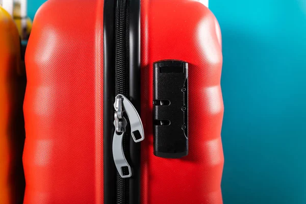 Bright cabin size suitcases as holiday concept — Stock Photo, Image