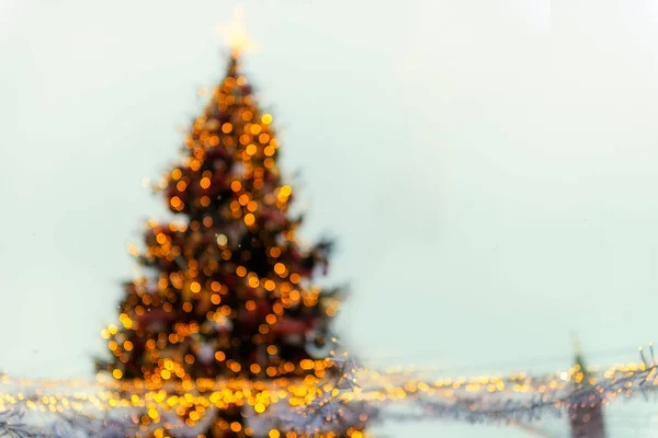 Kerstmis en Nieuwjaar tijd in Moskou bij Red Squire — Stockfoto