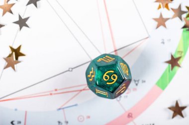 21 Haziran - 22 Temmuz Kanser burç sembolü zarlarla Astroloji