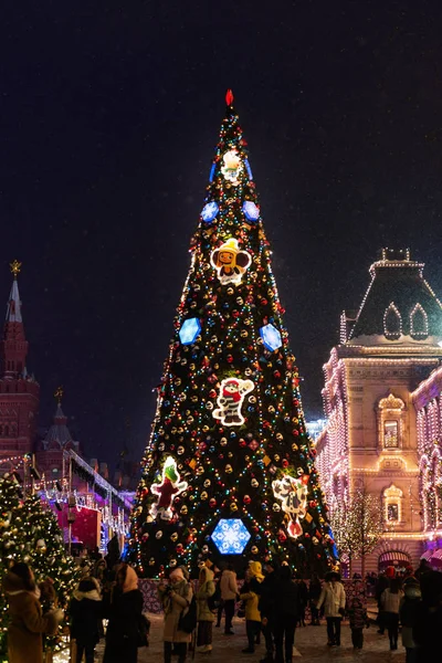 Weihnachten und Neujahr in Moskau bei den Roten Knappen — Stockfoto