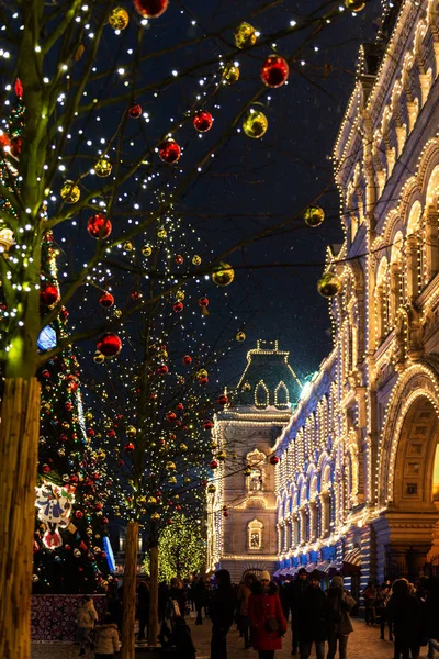 Weihnachten und Neujahr in Moskau bei den Roten Knappen — Stockfoto