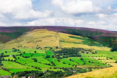 Peak District Park Castleton ve Edale yakın mam Tor tepe