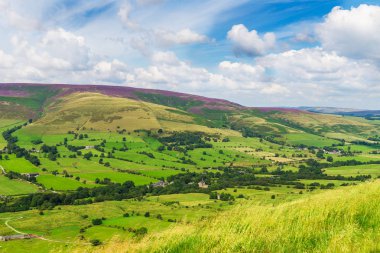 Peak District Park Castleton ve Edale yakın mam Tor tepe