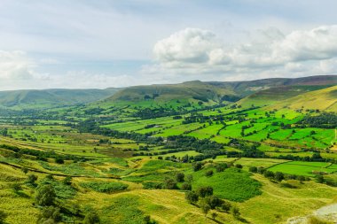 Peak District Park Castleton ve Edale yakın mam Tor tepe