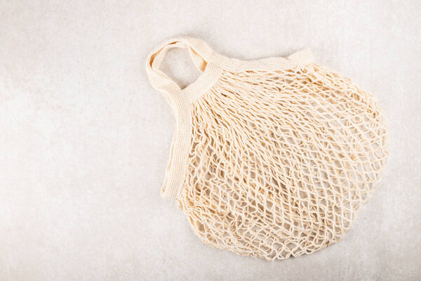 Cotton String Mesh Bag, Reusable Shopping Tote for Grocery