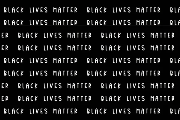 Modello Black Lives Matter — Foto Stock