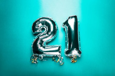 Gümüş Numara Balonlar 21