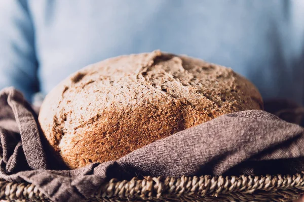 Ev yapımı toptan ekmek. — Stok fotoğraf