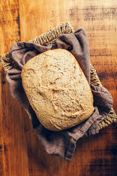 Ev yapımı toptan ekmek. — Stok fotoğraf