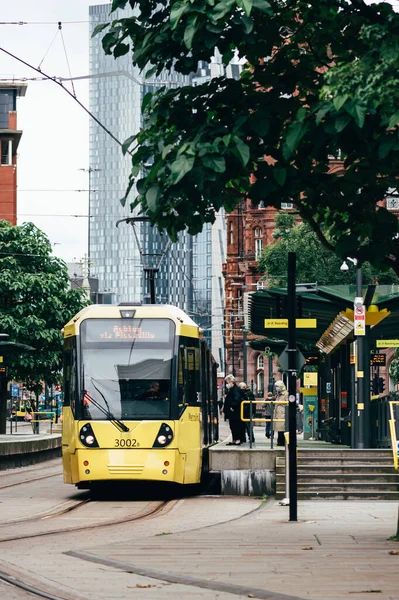 Stadscentrum van Manchester, VK — Stockfoto