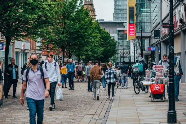 Centro de Manchester, Reino Unido — Foto de Stock