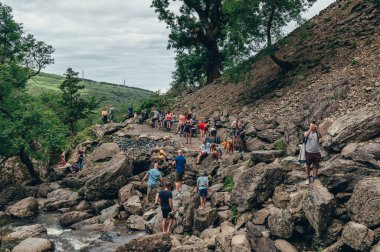 Aber Falls veya Galler 'de Rhaeadr Fawr