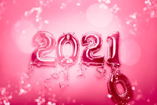 Balloon Bunting, New Year 2021 — Stock Photo, Image