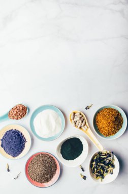 Sağlıklı gıda takviyelerinin çeşitliliği