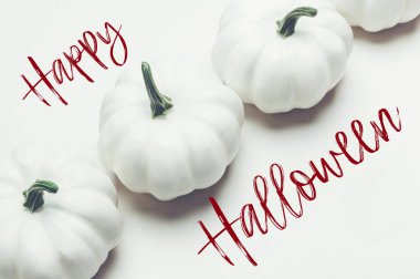 Beyaz Balkabağı. Sonbahar konsepti