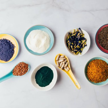 Sağlıklı gıda takviyelerinin çeşitliliği