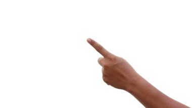 insan eli üzerinde izole işaret