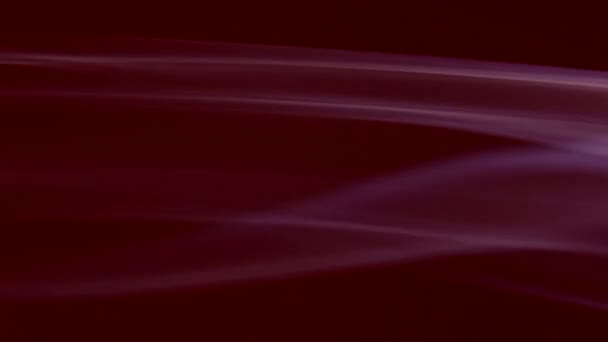 Abstrakcja Dym Dym Linii Pali Czerwonym Świetle Efekt Dymu — Wideo stockowe