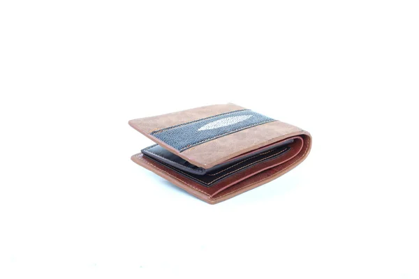 Wallet Leather Isolated — Stock Photo, Image