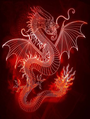 Çin 'den ateş ejderhası.