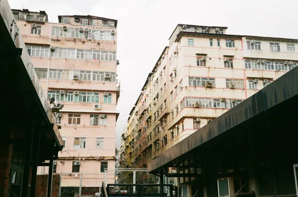Hong Kong Daki Eski Bina — Stok fotoğraf