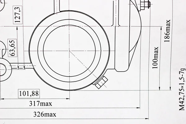 Tasarım çizim ayrıntıları Whatman kağıdında değil