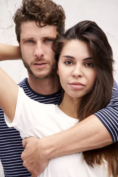 Seriously Good Looking Couple Portrait — Stock Photo, Image