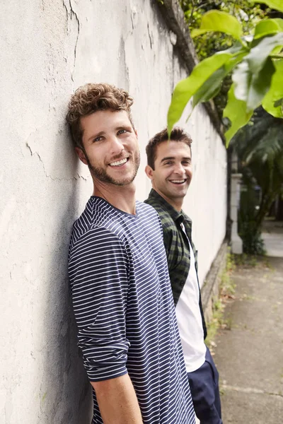 Feliz Caras Sortudos Juntos Sorrindo — Fotografia de Stock