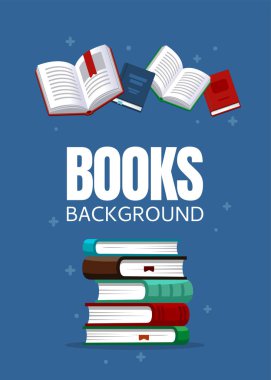 Kitap illüstrasyon. Kütüphane araştırması. Burs kavramı. Web reklam ve promosyon malzemesi için kavramlar.
