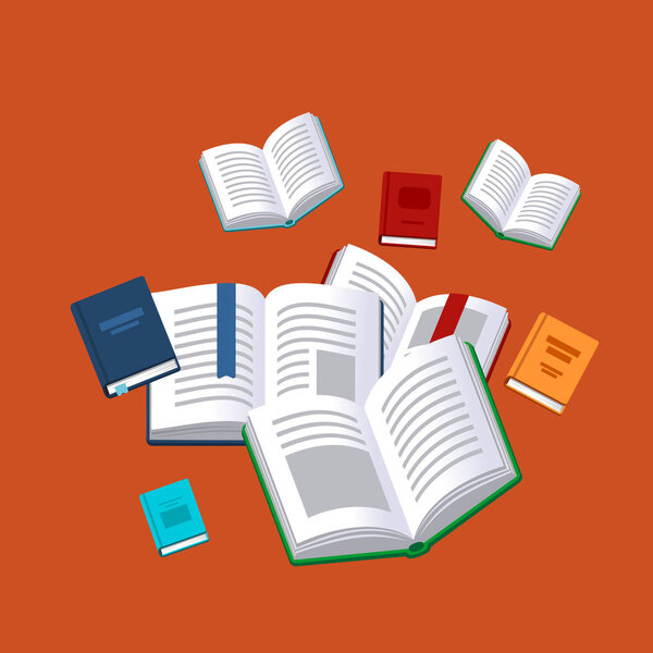 Книги фон. Учебник естественных наук. Плакат исследования. Векторная иллюстрация
.