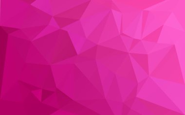 Pembe üçgenler arka plan. Soyut çokgen illüstrasyon. Vektör geometrik görüntü.