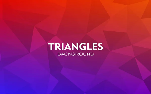 Triangles Colorés Fond Illustration Polygonale Abstraite Image Géométrique Vectorielle — Image vectorielle