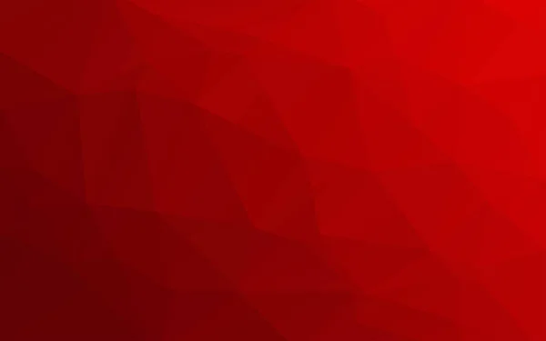 赤い三角形の背景 抽象的なポリゴンイラスト ベクトル幾何学画像 — ストックベクタ