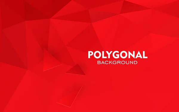 Red Triangles Background Abstract Polygonal Illustration Vector Geometric Image — Free Stock Photo