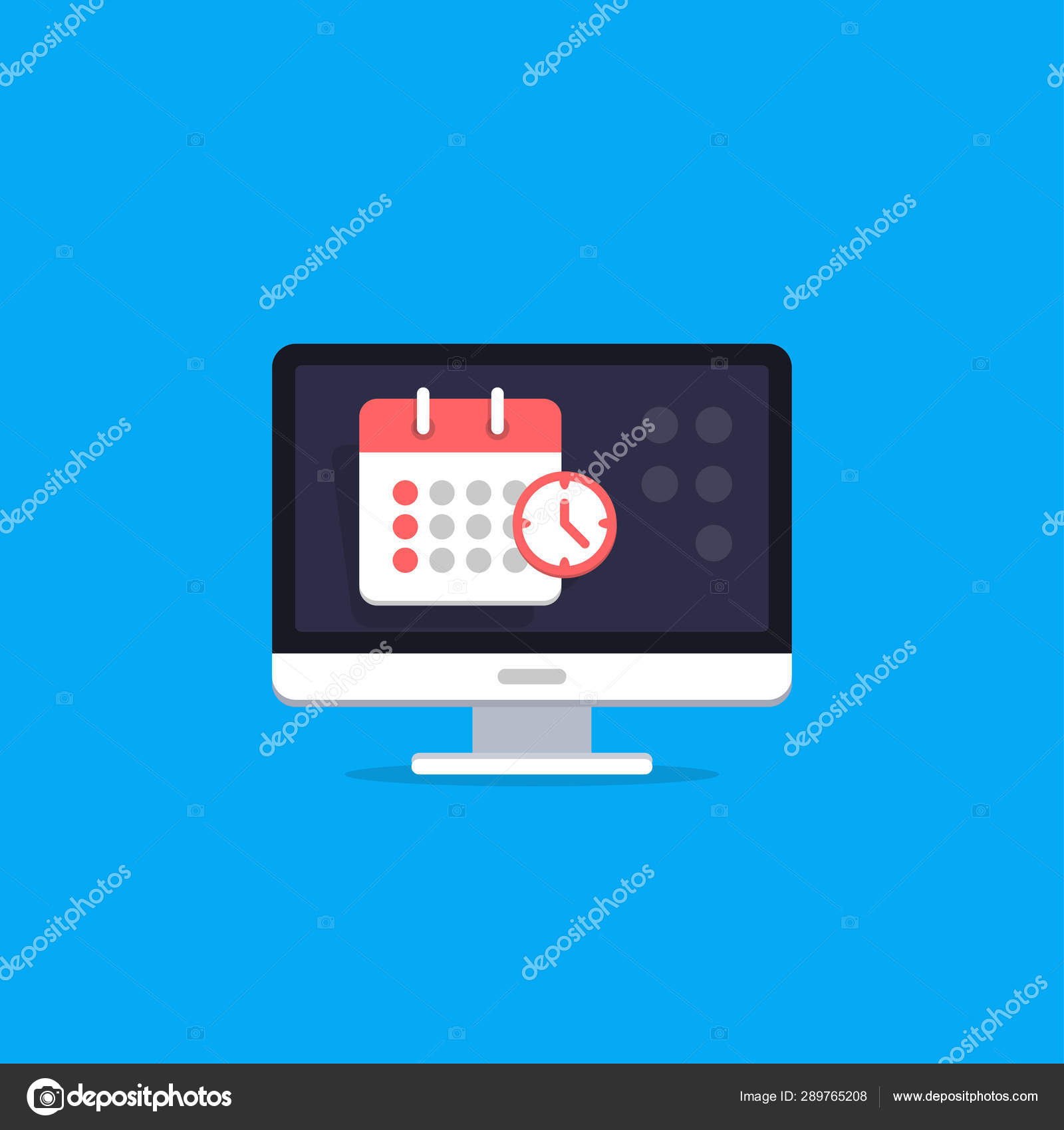 Calendar Icon Screen Computer Schedule Appointment Important Date ...