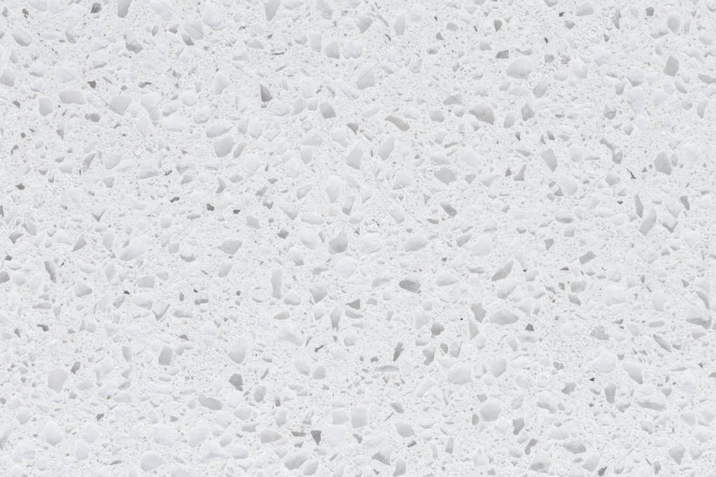Fresh snowy wthite texture synthetic stone. High resolution photo.