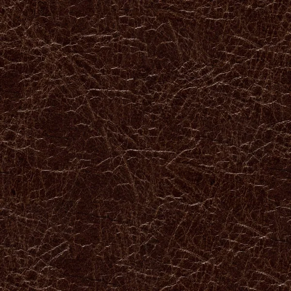 Modern Leather Background Ideal Brown Colour Seamless Square Texture Tile — Stock Photo, Image