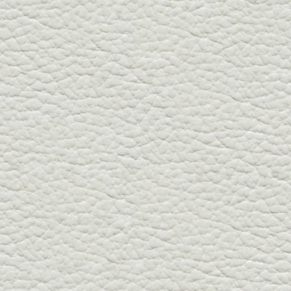 Beautiful White Leather Background Seamless Square Texture Tile Ready — Stock Photo, Image